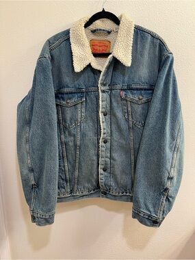 Levi’s Type III Sherpa Denim Trucker Jacket - men’s XXL